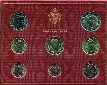 梵蒂冈2008年套币